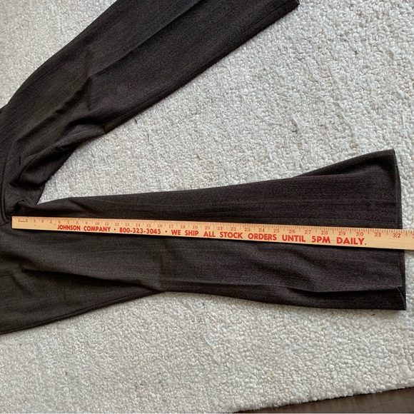 Rafaella Classic Brown Dress Pants with a thin Red and Orange Stripe ~ Size 10 - Picture 6 of 13